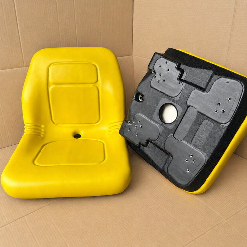 Yellow mid back - ride, mower