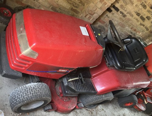Toro wheelhorse ride mower - on,