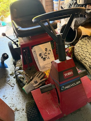 Toro ride lawnmower - toro,