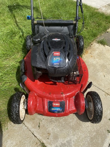 Toro petrol lawnmower rear - toro,